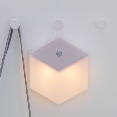 LILLPITE リルピーテ LEDナイトライト, 電池式/ライトピンク