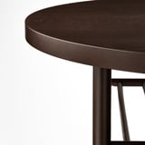 LISTERBY リステルビー コーヒーテーブル, ダークブラウン ビーチ材突き板, 90 cm