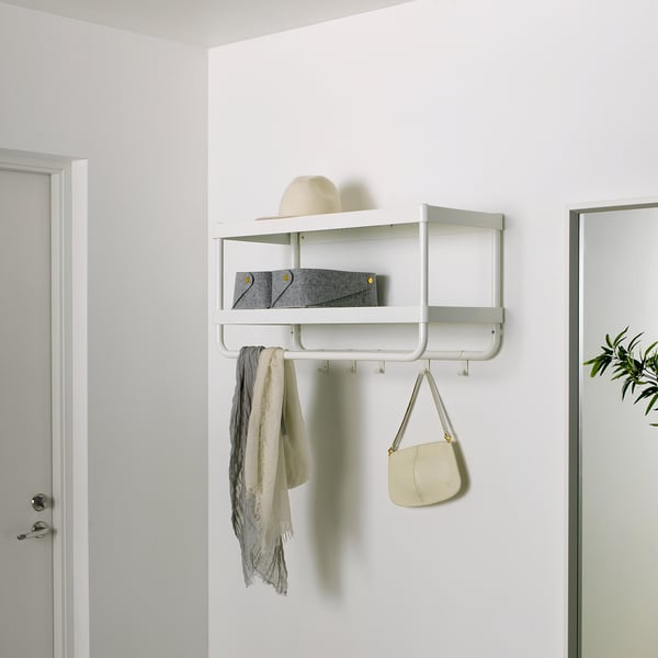 Mackapar マッカペール 帽子 コート ラック ホワイト Ikea