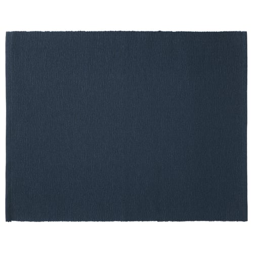 Marit メーリット ランチョンマット ダークブルー Ikea