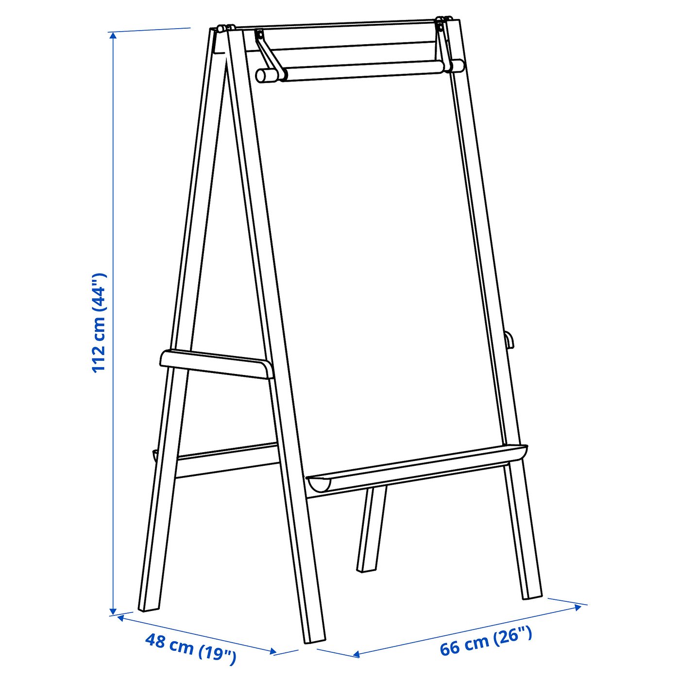 IKEA モーラ MÅLA モーラ イーゼル, ソフトウッド - IKEA