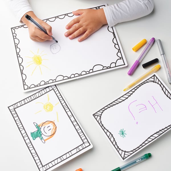 Mala モーラ お絵描きボード フレーム付き Ikea