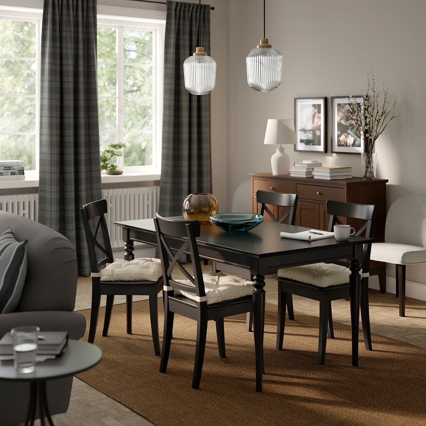 MALINDA マーリンダ シートクッション, ライトベージュ, 40/35x38x7 cm