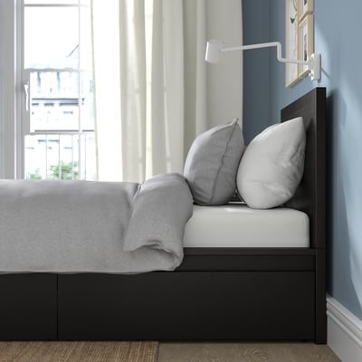 黒（ブラック）の収納付きベッドの通販 - IKEA