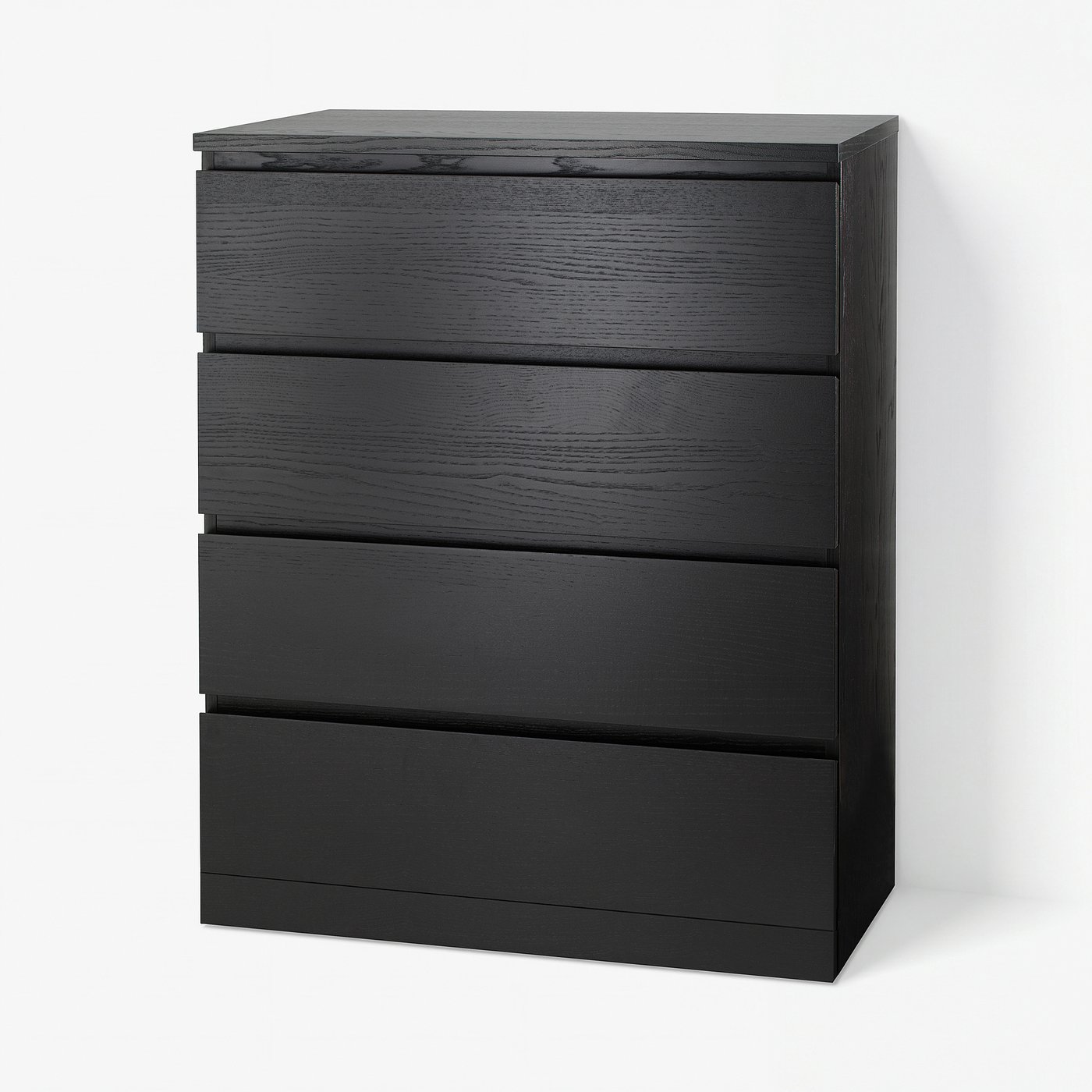 MALM マルム チェスト（引き出し×4）, ブラックブラウン, 80x100 cm - IKEA