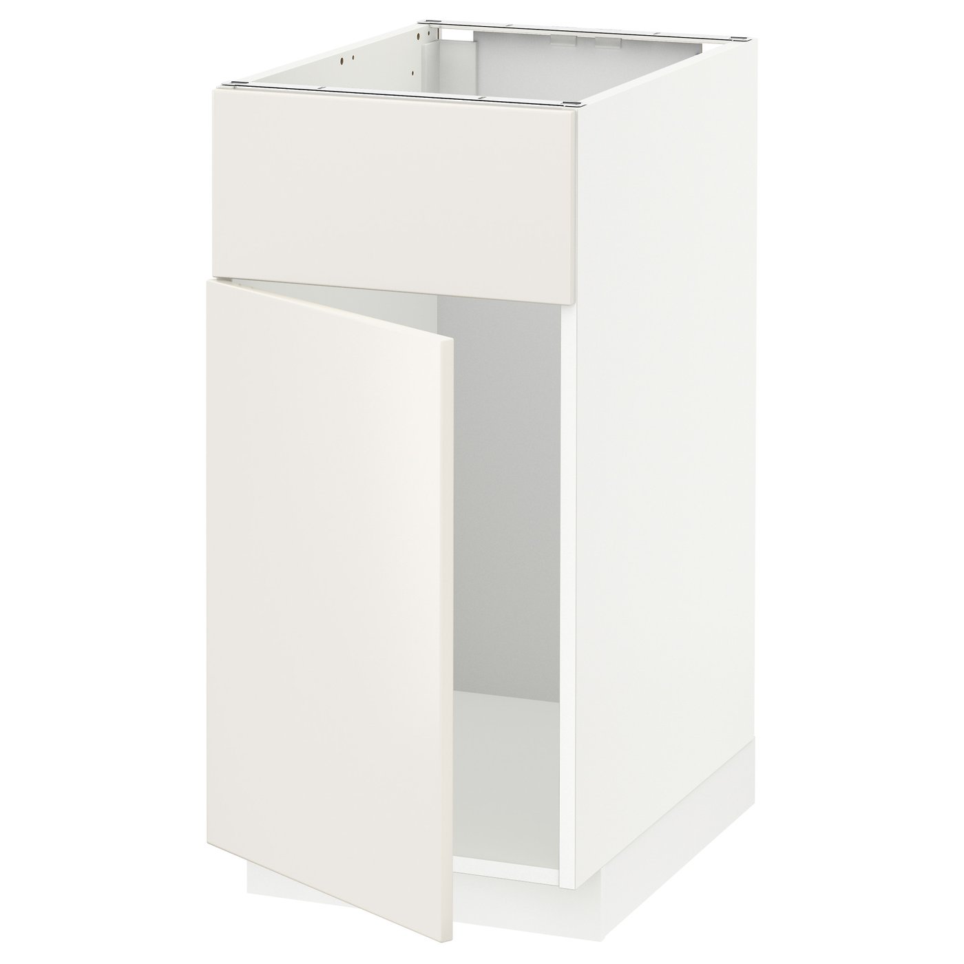 IKEA METOD メトード ベースキャビネット 扉 収納（ホワイト） METOD メトード ベースキャビネット/引き出し式収納アクセサリー