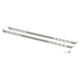 METOD メトード 強化トップレール 通気孔付き, 亜鉛メッキ, 90 cm