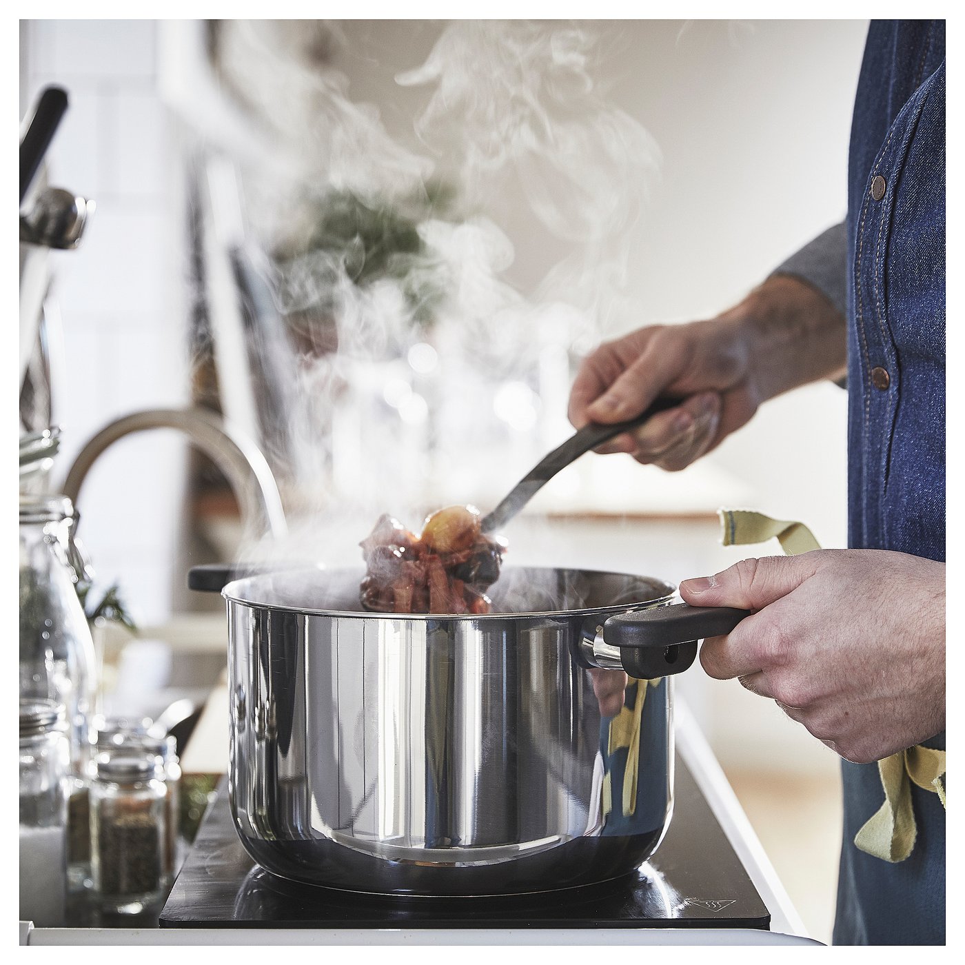 た*き様 新品　磁性鍋　Lサイズ 磁性鍋 両手鍋 Lサイズ | らくう lacoo