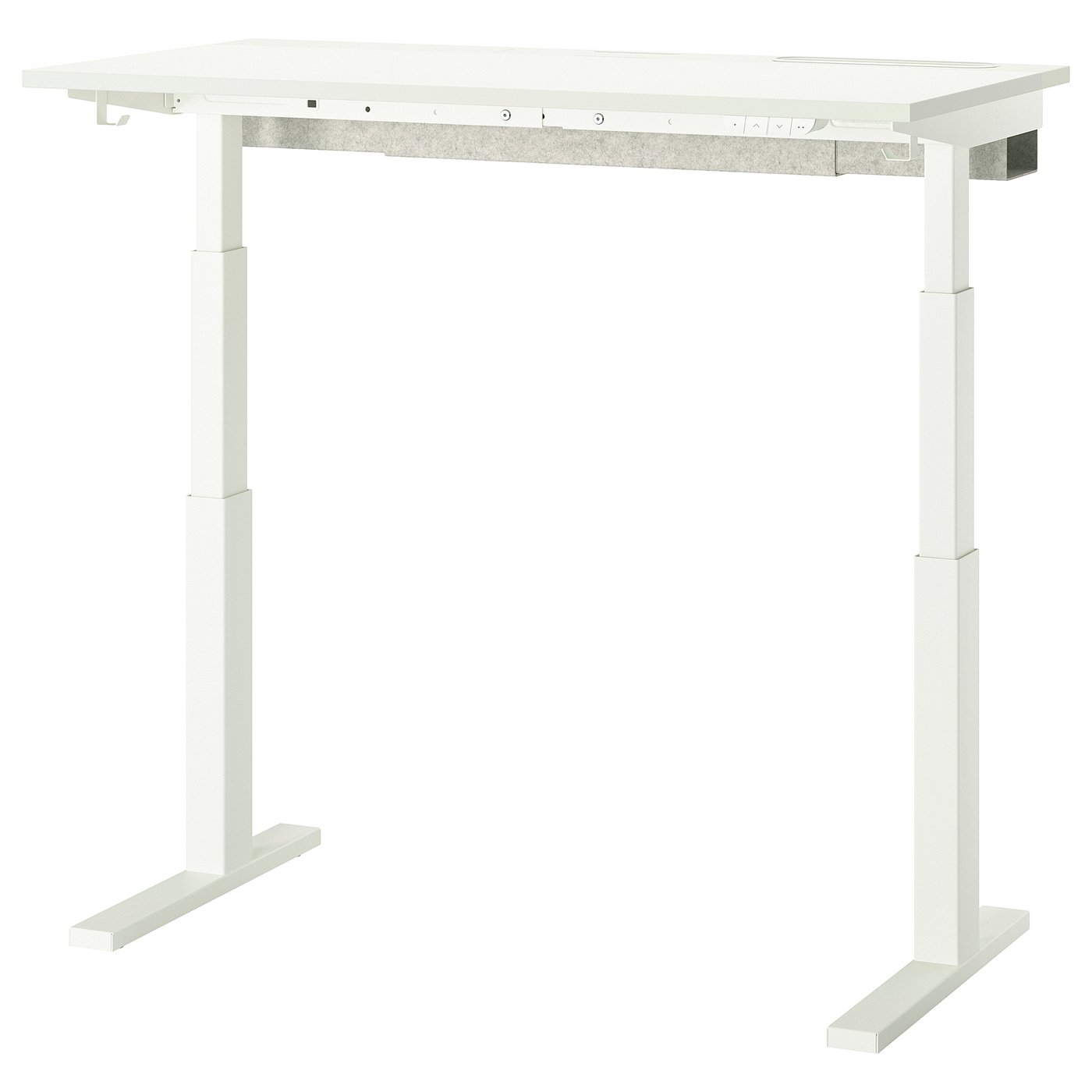 IKEA ミッツォーン MITTZON desk, white, 551/8x311/2