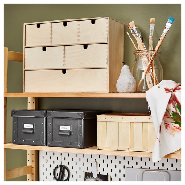 Moppe モッペ ミニチェスト バーチ材合板 42x18x32 Cm Ikea Moppe モッペ ミニチェスト バーチ材合板 42x18x32 Cm Ikea