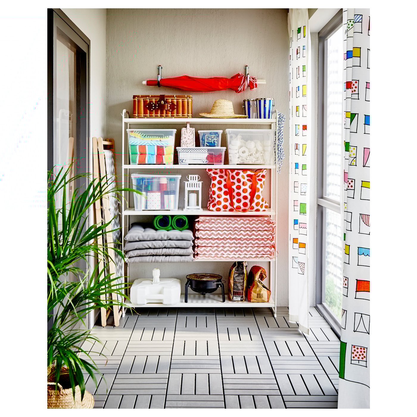 IKEA MULIG シェルフユニット レッド 赤 IKEA MULIG シェルフユニット