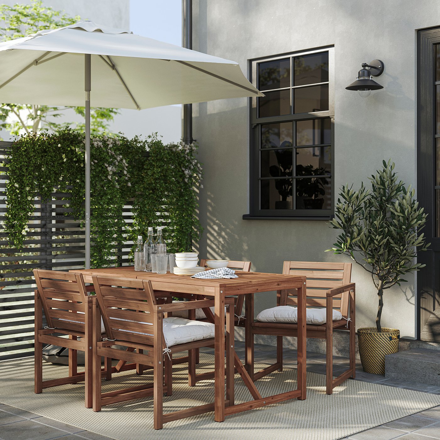 IKEA NÄMMARÖ ネッマロー 2個分 NÄMMARÖ ネッマロー 2人掛けモジュールソファ 屋外用