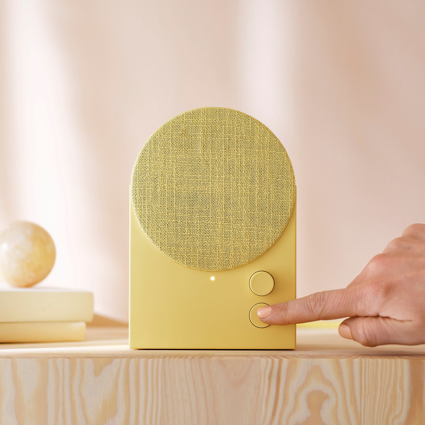 NATTBAD ナットバード Bluetooth スピーカー, イエロー - IKEA