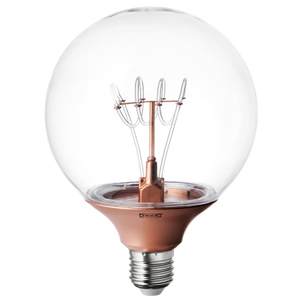 NITTIO ニッティオ LED電球 E26 20ルーメン - 球形 コッパーカラー - IKEA