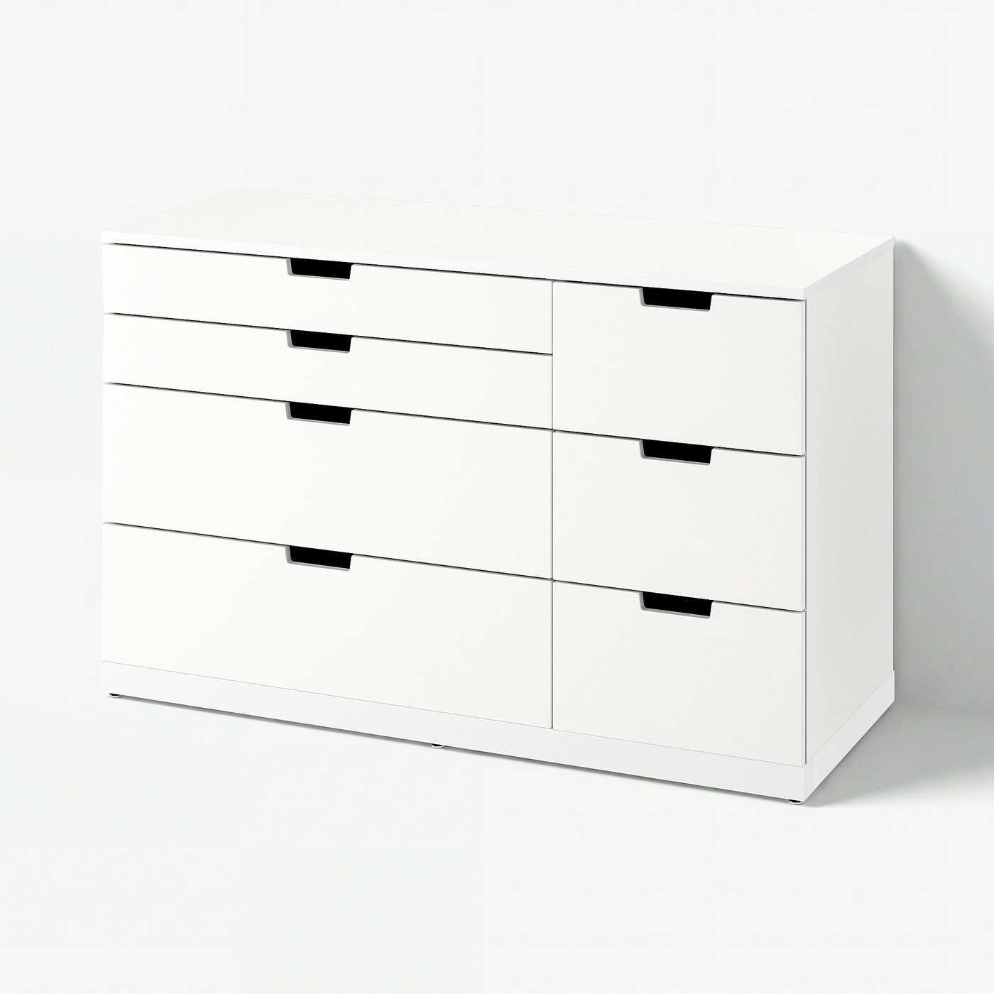 *Latte*　IKEA ノールドリNordli　チェスト NORDLI ノールドリ チェスト（引き出し×7）, ホワイト, 120x76 cm - IKEA