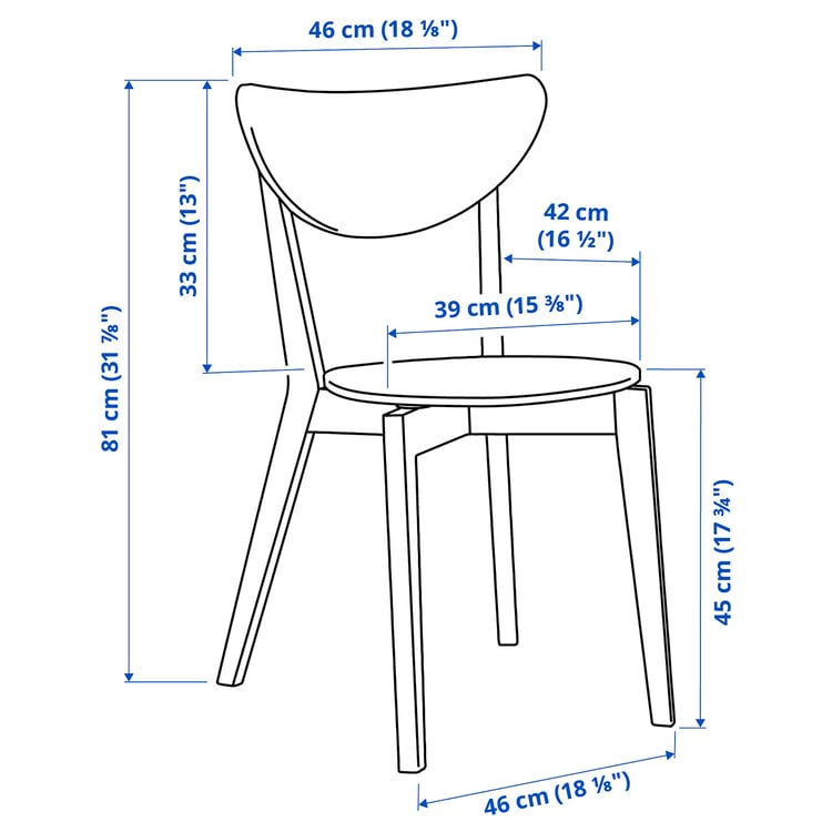 NORDMYRA ノールドミーラ チェア, オーク - IKEA
