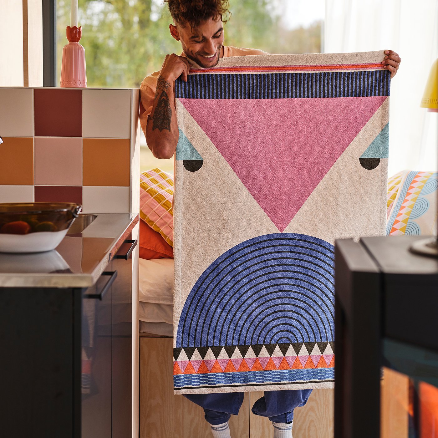 OMMJÄNGE オッミェンゲ ハンギングタペストリー - IKEA