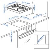 OTVUNGEN オトゥヴンゲン 都市ガス 13A12A コンロ, 32 cm