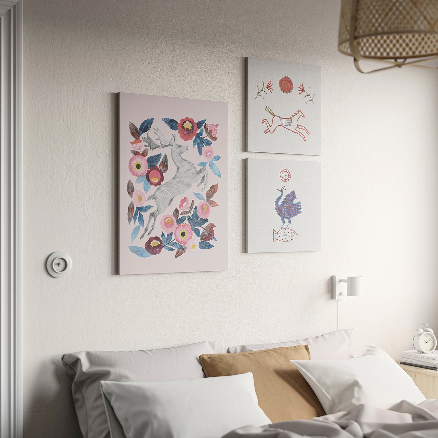 PJÄTTERYD プィエッテリード アート, 森のおとぎ話, 50x70 cm - IKEA