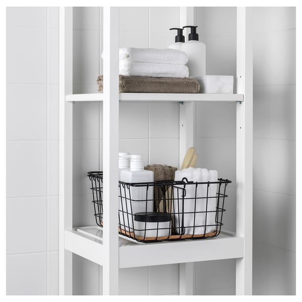 Pleja プレイヤ ワイヤーバスケット 持ち手付き ブラック 36x27x15 Cm Ikea