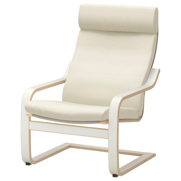 Poang ポエング パーソナルチェア用クッション グローセ エッグシェル Ikea