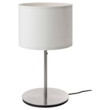 RINGSTA リングスタ / SKAFTET スカフテート テーブルランプ, ホワイト/ニッケルメッキ, 56 cm
