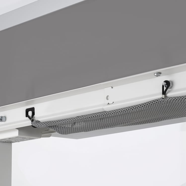 RODULF ロドゥルフ 下部フレーム 昇降機能付き, ホワイト, 140x80 cm IKEA