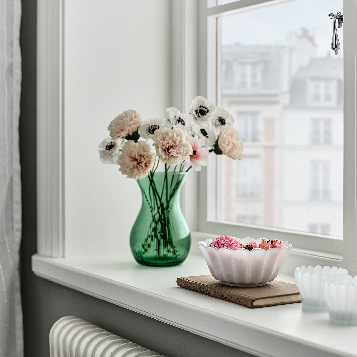 ROSENMÅS ローセンモース 花瓶, グリーン, 18 cm - IKEA