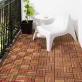 RUNNEN ルッネン フロアデッキ 屋外用, ブラウンステイン, 0.81 m²