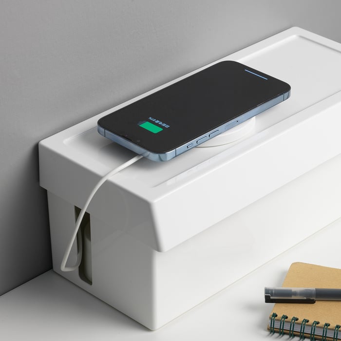 SÄTTING セッティング ケーブルマネジメントボックス ふた付き IKEA