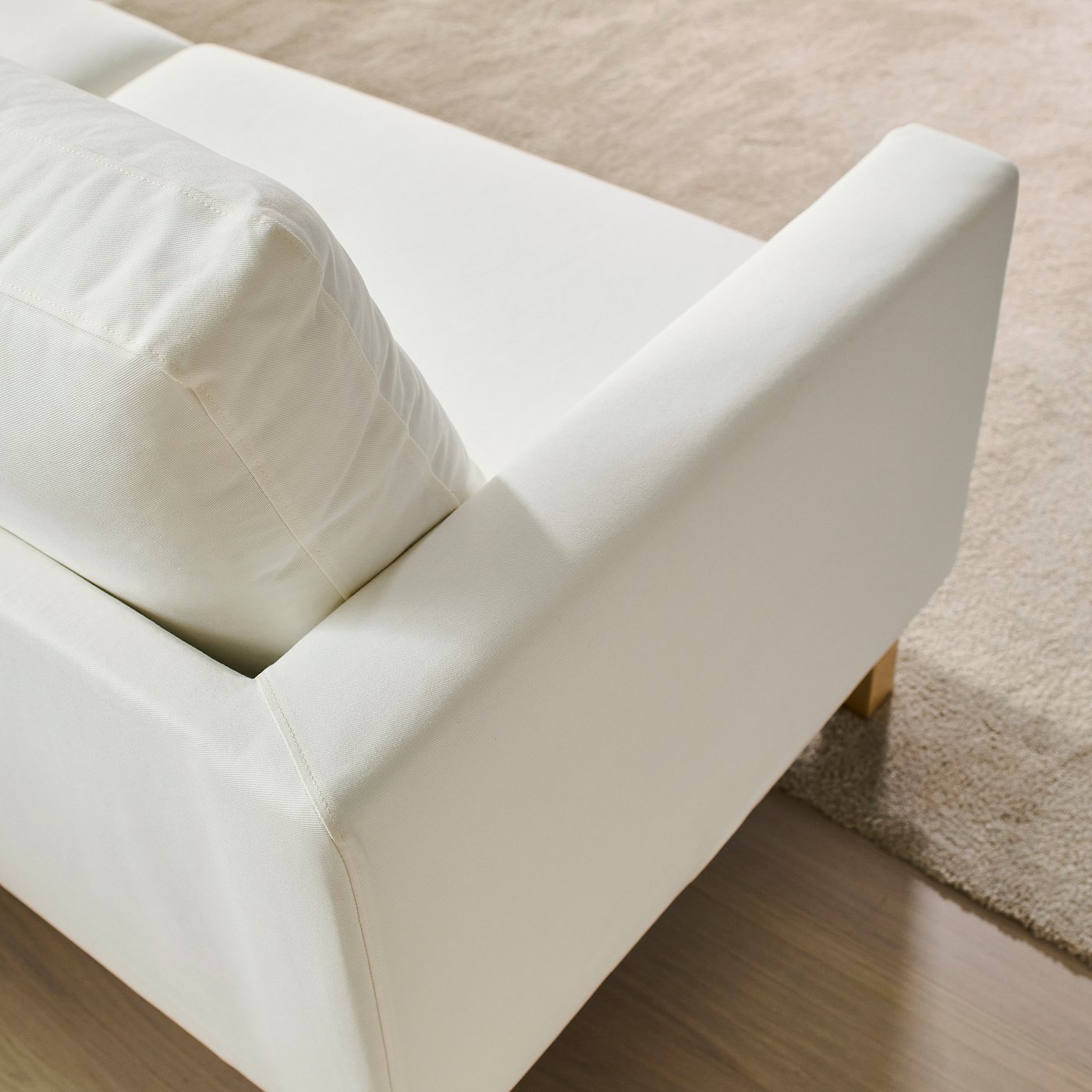 2人掛けソファー　IKEA  ホワイト SALTSJÖBADEN loveseat, Blekinge white - IKEA
