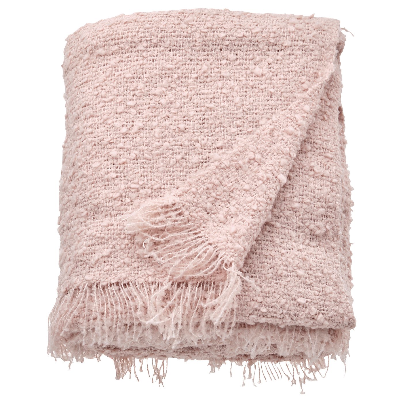 SANDBRODD サンドブロッド ブランケット, ライトピンク, 130x170 cm IKEA
