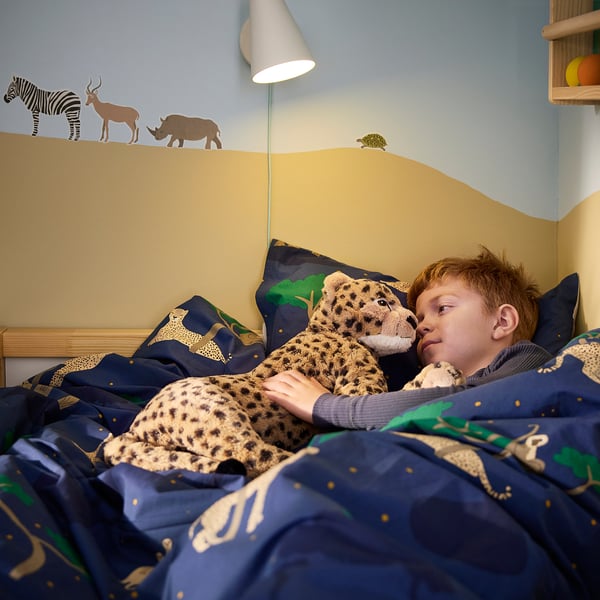 SANDLÖPARE サンドローパレ ぬいぐるみ, チーター/ベージュ, 50 cm