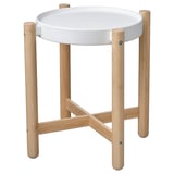 SATSUMAS サッツマス プラントスタンド, 竹/ホワイト, 36 cm - IKEA