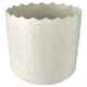 SESAMFRÖN セサムフローン 鉢カバー, 室内/屋外用 オフホワイト, 9 cm
