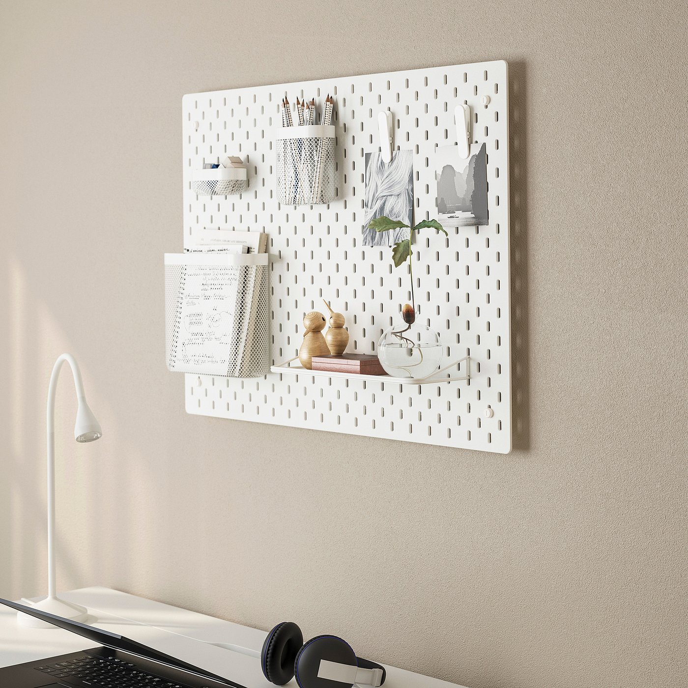 SKÅDIS スコーディス ディスプレイシェルフ, ホワイト - IKEA