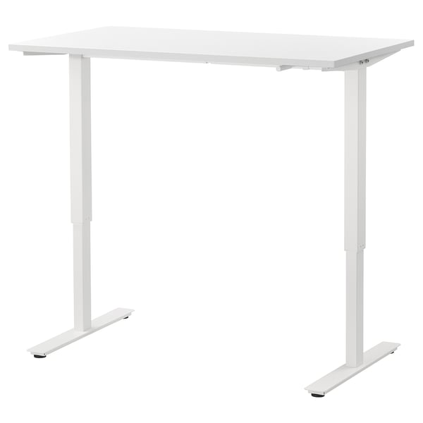 Skarsta スカルスタ Trotten トロッテン デスク 昇降式 ホワイト 1x70 Cm Ikea