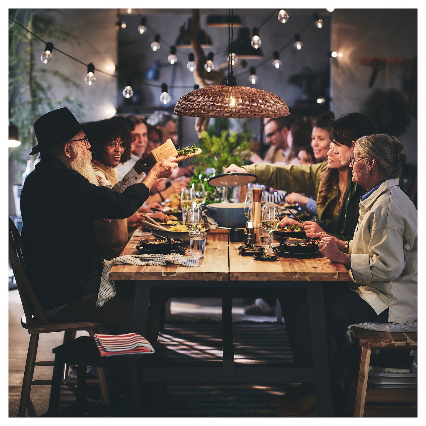 【美品】SKOGSTA スコグスタIKEA ダイニングテーブル SKOGSTA スコグスタ ダイニングテーブル, アカシア材 - IKEA