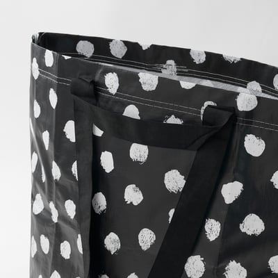 SKRUTTIG スクルッティグ キャリーバッグ M, ホワイト/ブラック, 36 l