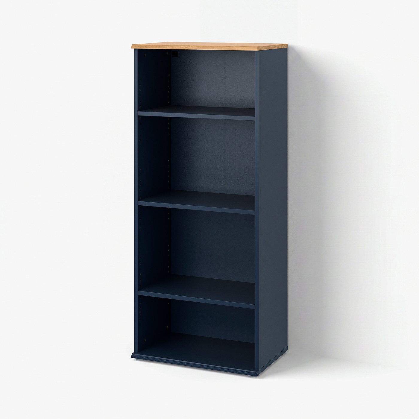 SKRUVBY スクルーヴビー 本棚, ブラックブルー, 60x140 cm - IKEA