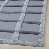 SKUGGSVINGEL スクッグスヴィンゲル ラグ 平織り, ライトブルー/ハンドメイド, 240x300 cm