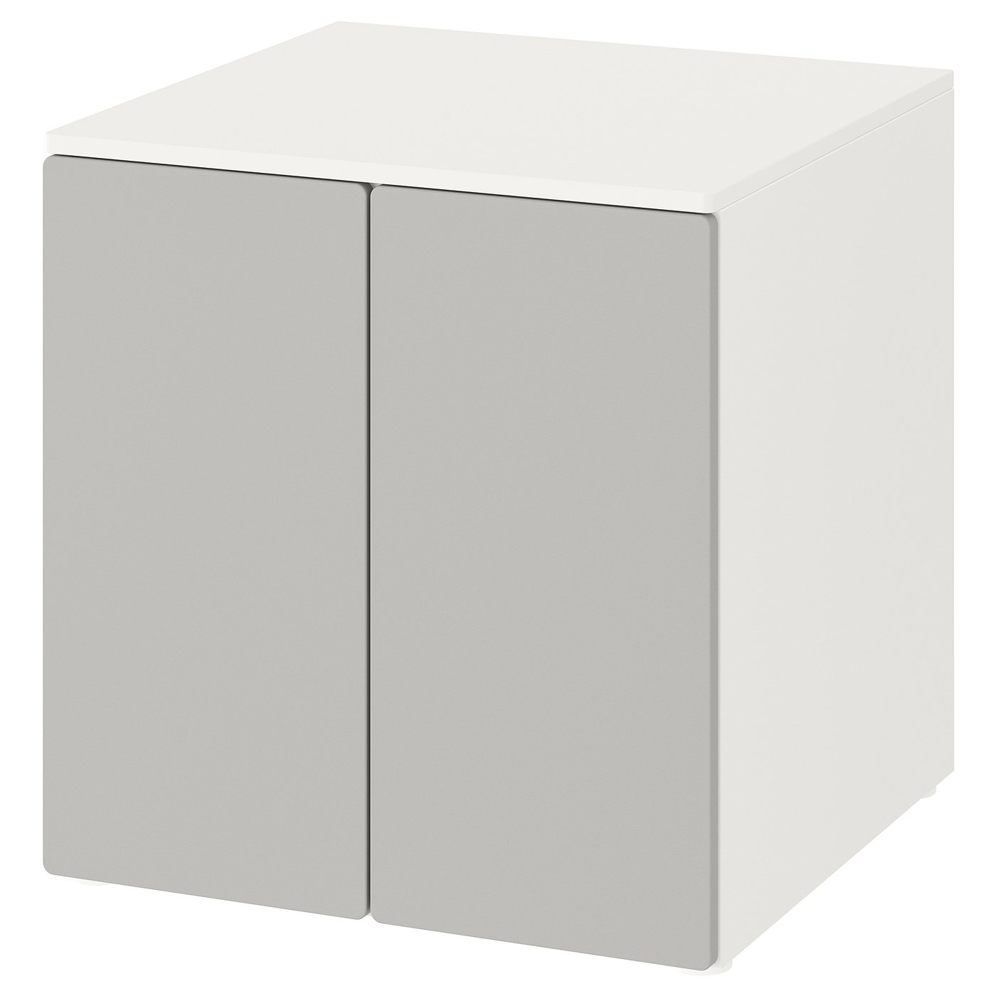 IKEA SMÅSTAD 収納キャビネット ホワイト×グレー SMÅSTAD スモースタード / PLATSA プラッツァ キャビネット, ホワイト