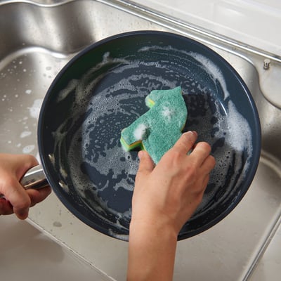 SNABBAKAT スナッバカート スポンジ, ペールグリーン/ライトグリーン