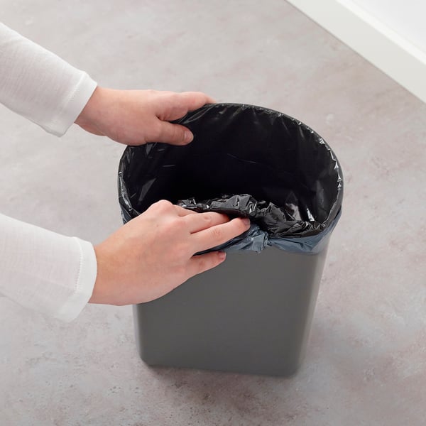 Snapp スネップ ペダル式ゴミ箱 ホワイト 5 L Ikea