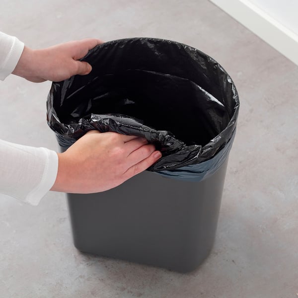 Snapp スネップ ペダル式ゴミ箱 ホワイト 12 L Ikea