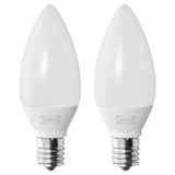 SOLHETTA ソールヘッタ LED電球 E17 250ルーメン, シャンデリア/オパールホワイト