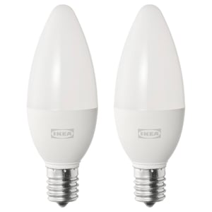 SOLHETTA ソールヘッタ LED電球 E17 440ルーメン, シャンデリア/オパールホワイト