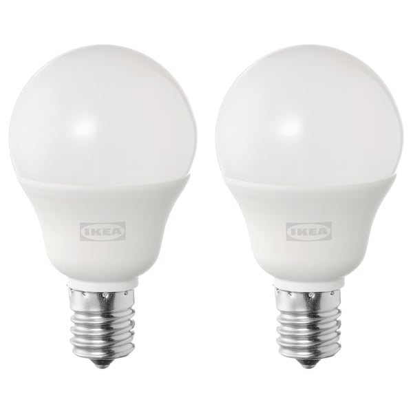 SOLHETTA ソールヘッタ LED電球 E17 440ルーメン, 球形 オパールホワイト, 6500 ケルビン