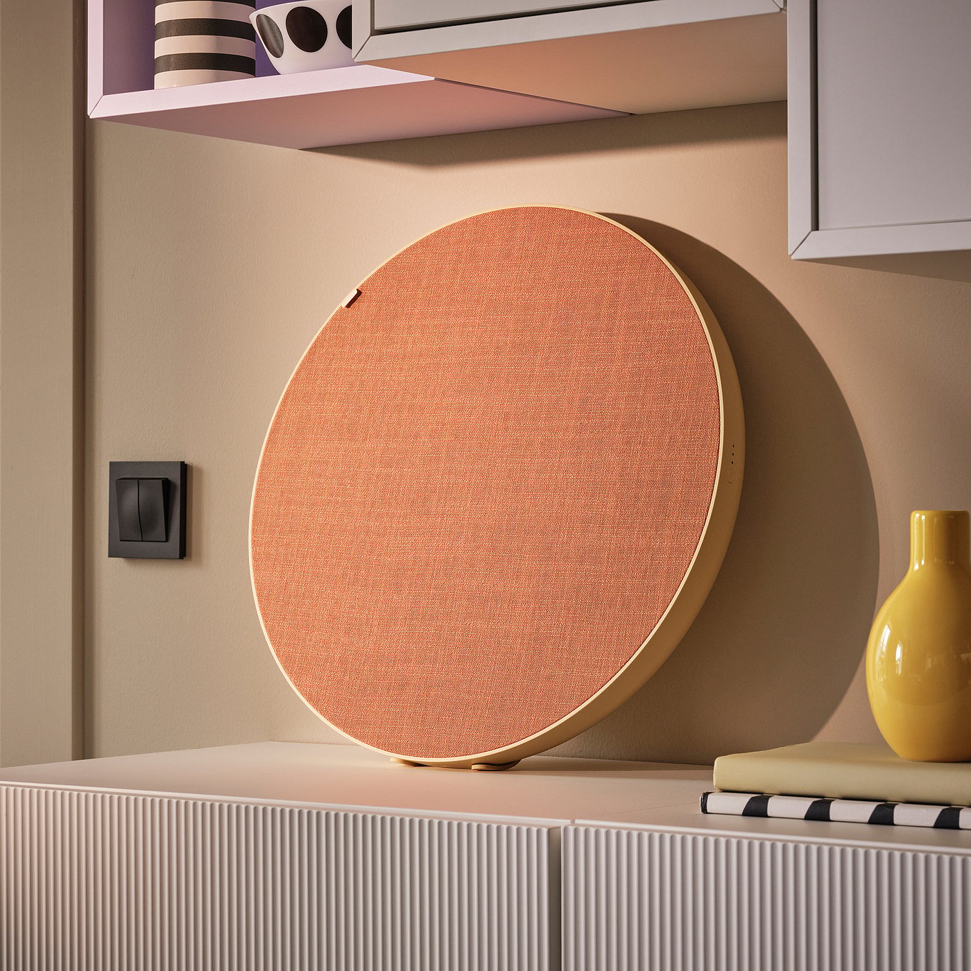 SOLSKYDD ソルシッド Bluetooth スピーカー, ベージュ, 45 cm - IKEA