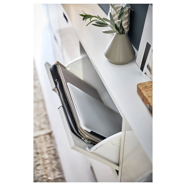 Stall ステル 靴収納用キャビネット 4コンパートメント ホワイト 96x90 Cm Ikea